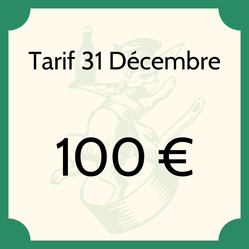 TARIF 31 décembre