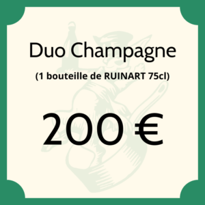 Duo Champagne RUINART (2 pers.)